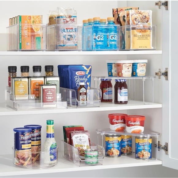 NWT InterDesign Linus Pantry, Refrigerator, Freezer Storage Container, Clear - Picture 6 of 7